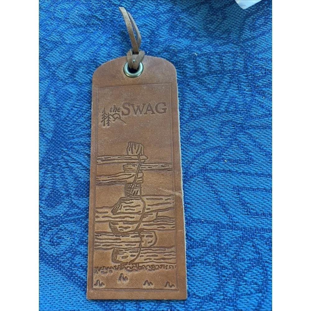 The Sag Resort Embossed Leather Bookmark Knoxville, TN Memento